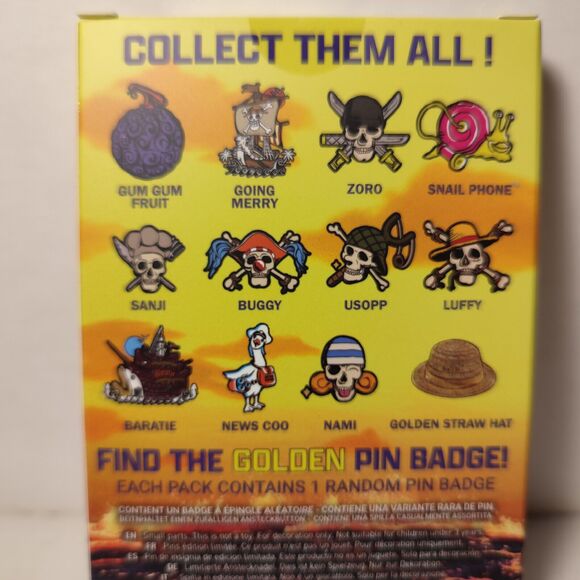 One Piece Usopp Enamel Pin Official Collectible Metal Mystery Badge Series - Picture 4 of 4